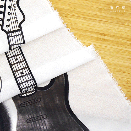 タペストリーてぬぐい　エレキギター