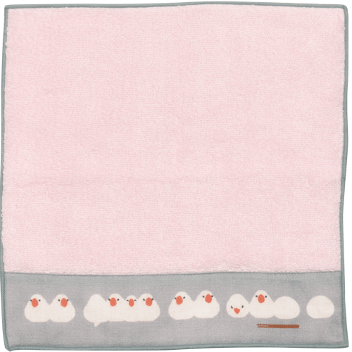 Tenuguiたおる　おしくら文鳥