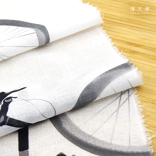 タペストリーてぬぐい　自転車