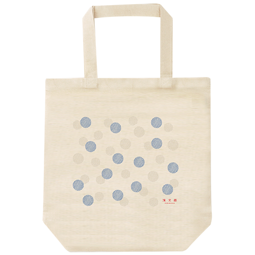 ナチュラルエコトート　水玉縞隠れ