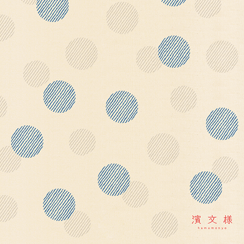 ナチュラルエコトート　水玉縞隠れ