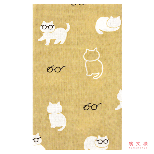 てぬぐい ねこめがね｜▽アイテム・用途で選ぶ,てぬぐい,てぬぐい