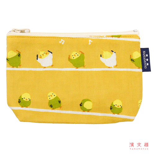 豆ポーチ　インコリズム