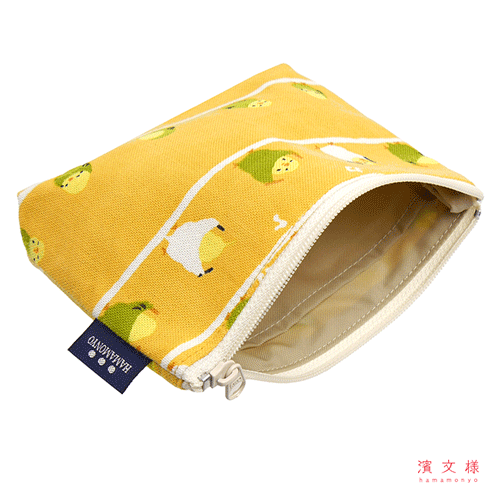 豆ポーチ　インコリズム