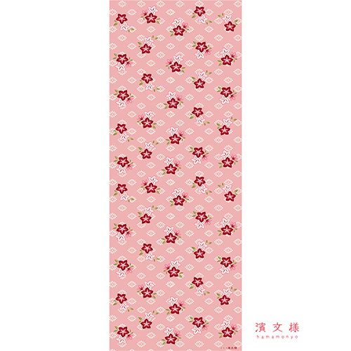 てぬぐい　姫桔梗