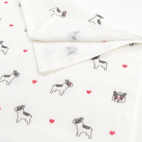 和たおるフェイス　フレンチブルハート