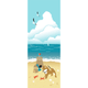 絵てぬぐい　夏のおともだち