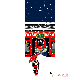 絵てぬぐい　浅草雪景色