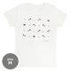 TシャツM　フレンチブルハート　オフ