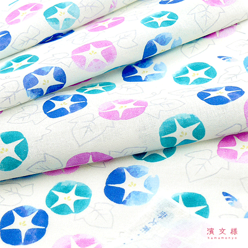 てぬぐい　あさがお乙女