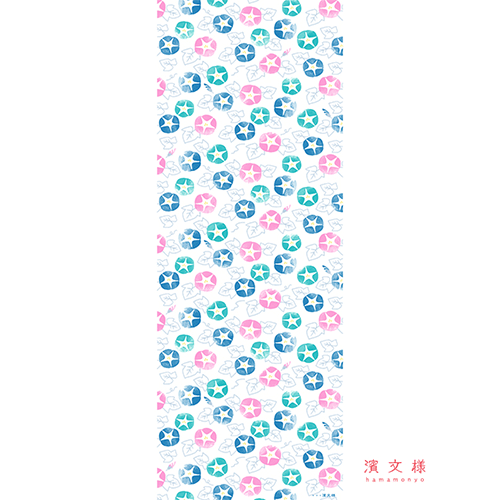 てぬぐい　あさがお乙女