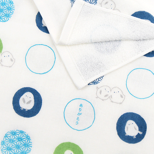 和たおるフェイス　ありがとうシマエナガ