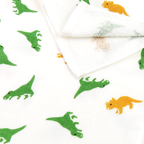 和たおるフェイス　わんぱく恐竜