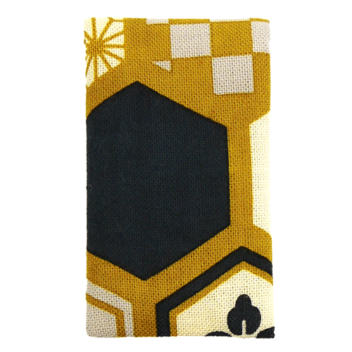 エチケットミラー　亀甲モダン