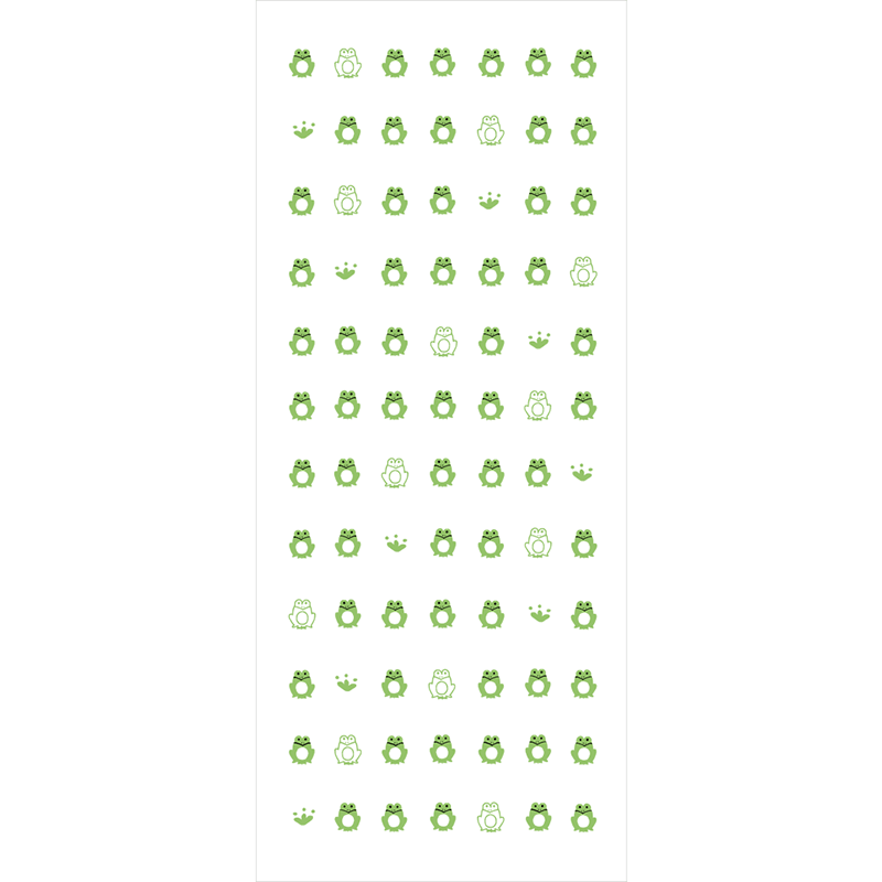 和たおるフェイス　ぴょこガエル