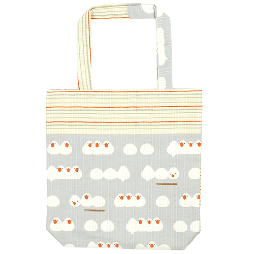 おさんぽトート　おしくら文鳥