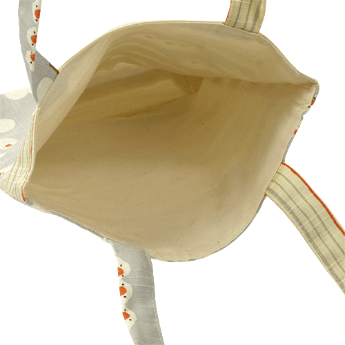 おさんぽトート　おしくら文鳥