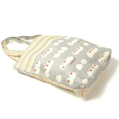 おさんぽトート　おしくら文鳥