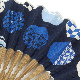 てぬぐい扇子　大玉文様