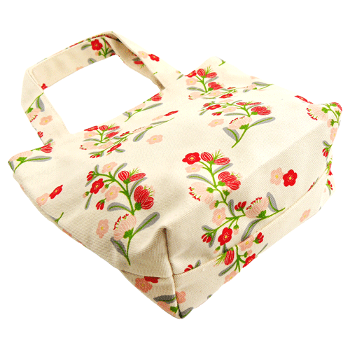 捺染帆布トート小　トイフラワー