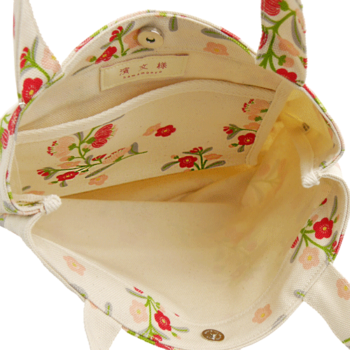 捺染帆布トート小　トイフラワー