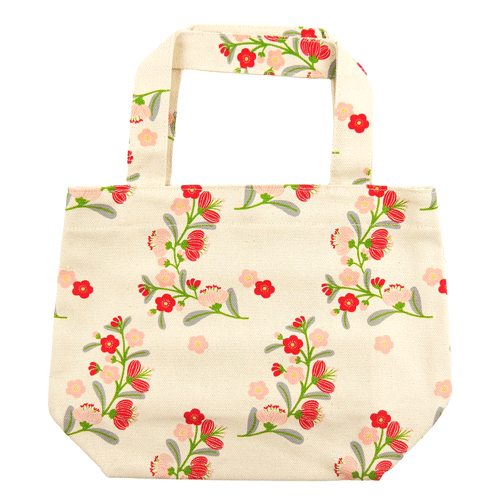 捺染帆布トート小　トイフラワー