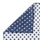 リバーシブルガーゼハンカチ　大ドットと飛行機