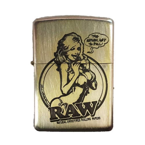 ジッポ RAW ガール Zippo ロー オリジナル 喫煙具 ジッポーオイル