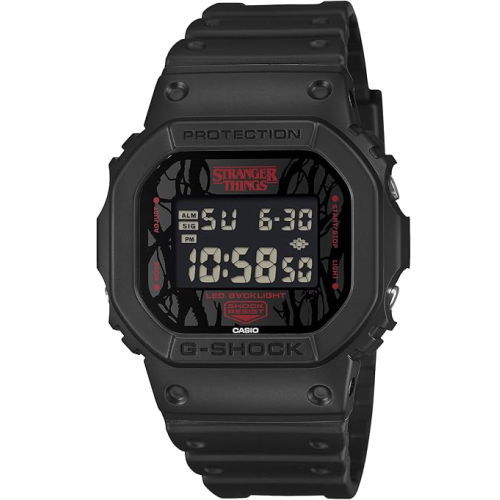 CASIO ������ ��������å� G-SHOCK  DW-5600STT-1JR Netflix. STRANGER THINGS ����ܥ�ǥ� �ӻ���