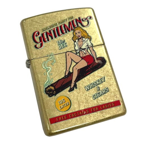 Zippo ���åݡ� WHISKEY AND CIGARS  z48267-125623 ���å� ������饤�����ڥ᡼����300�߲ġ�