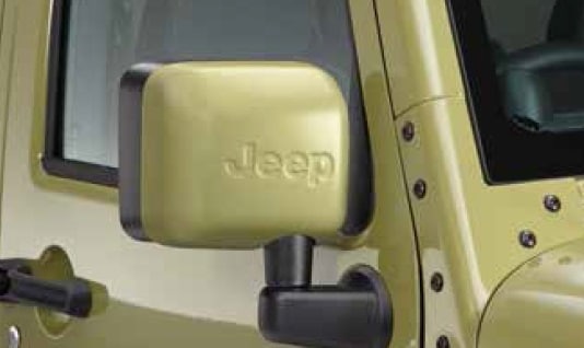 07y－ ジープ ラングラー 純正 Jeepロゴ入り ハーフカバータイプ ドア