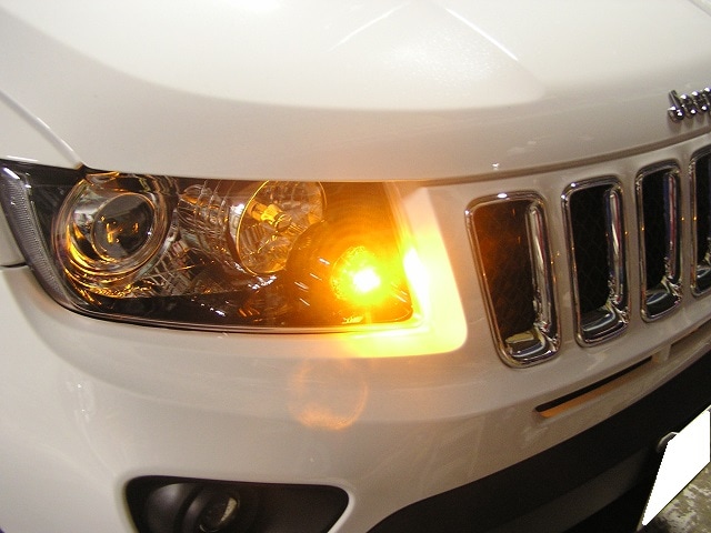 三菱ジープ JEEP フロント ウインカー左右セット新品 J3 社外品 W球