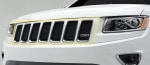 14−15y　ジープ　グランドチェロキー　フロント　メッシュ　グリルインサート　【ブラック】