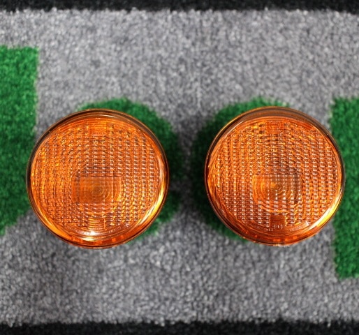 07y－ ジープ ラングラー 純正 フロント ウインカー レンズ