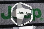 07ｙ−　ジープ　ラングラー　MOPAR　ヘヴィデューティー　リアデフ ガード　【Jeepロゴ/ペイント可】|パフォーマンス|ジープ　JK ラングラー