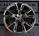 11y−　ジープ　グランドチェロキー　OEMレプリカ　20インチ　ホイール 【ダーククローム/WK・SRT8デザイン】※１本単価|11ｙ−　タイヤ＆ホイール|ジープ　グランドチェロキー