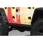07ｙ−　ジープ　ラングラー　ロッカーパネル　ボディーアーマープロテクション 【Rugged Ridge製】※要選択|エクステリア/サイド|ジープ　JK ラングラー