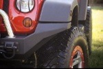07ｙ−　ジープ　ラングラー　XHD　フロントバンパー用　ハイクリアランス　エンドキャップ　【Rugged Ridge製】|エクステリア/フロント|ジープ　JK ラングラー