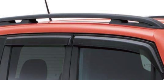 新品jeepレネゲート自動車用 ドアバイザー 3点セット 15y－ ジープ レネゲード 純正 ドアバイザー 4PCセット 【スモーク