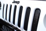 【サハラ後期グリル対応】07ｙ−　ジープ　ラングラー　フロント　グリル　インサート　【ブラック/丸メッシュ】【Rugged Ridge製】