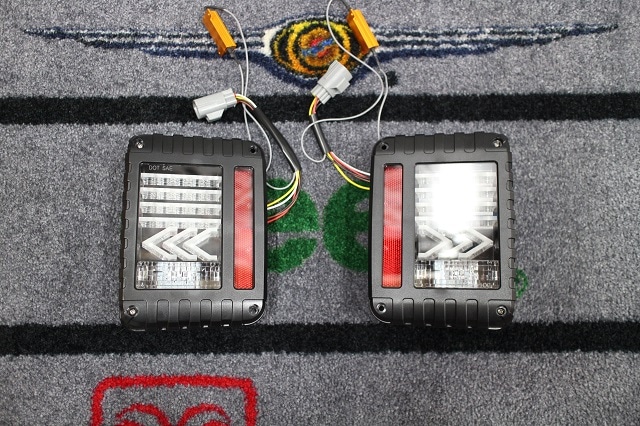 07y－ ジープ ラングラー 日本D車用 LED オレンジウインカー 