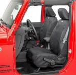 11ｙ−　ジープ　ラングラー　ヒーテッド　フロント　シートカバー　左右セット　【Rugged Ridge製】|インテリア/下部|ジープ　JK ラングラー