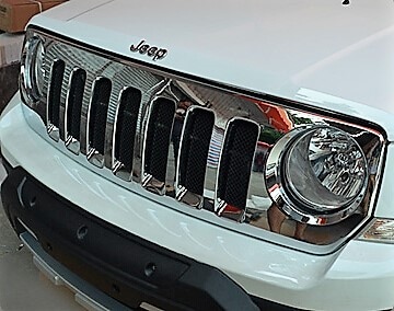 車のフロントラジエーターグリル ジープ パトリオット 2011-2020 用 7 車のフロントラジエーターグリル ジープ パトリオット 2011-2020 用 7