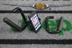 【在庫整理特価】07ｙ−　ジープ　ラングラー　社外　スマートフォンホルダー付き　スチール製　グラブハンドル　左右セット　【ブラック】