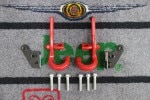 07y−　ジープ　ラングラー ルビコン10周年モデル　純正リア　オフロードバンパー用　トゥーフック左右セット