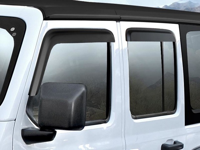 AVS スモークドアバイザー Jeep JLラングラー/JTグラディエーター 18y－ ジープ ラングラー US並行品 純正 スリム ドアバイザー