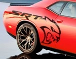 15ｙ−　ダッジ　チャレンジャー　純正　ボディーデカールセット　【SRT／ヘルキャットロゴ】