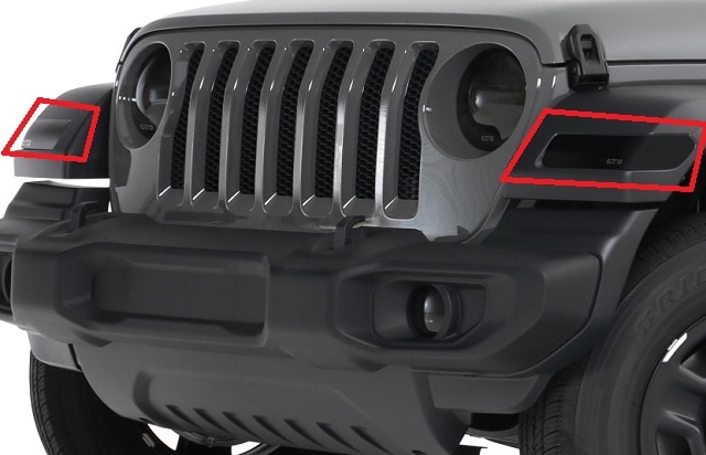 新品】 ラングラー JL シーケンシャルウインカー DRL スモーク