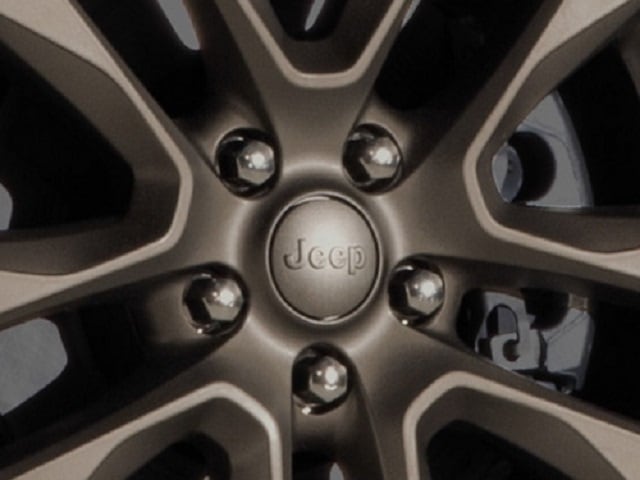 ジープ 純正 Jeepロゴ センターキャップ 63mmサイズ 【ブロンズ 