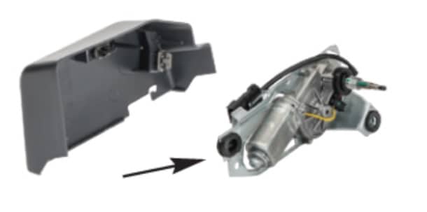 07y－ ジープ ラングラー 純正 リア ワイパーモーター｜ダッジ